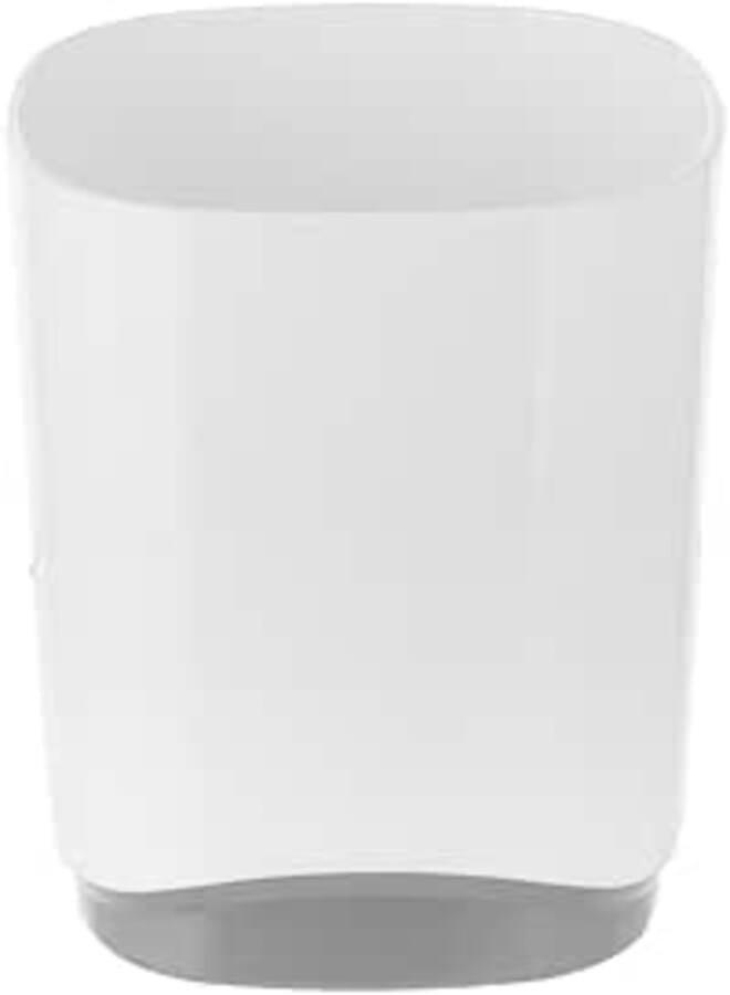 3A DG-6917 Plastic Pen Holder 10X9 CM - White and Grey